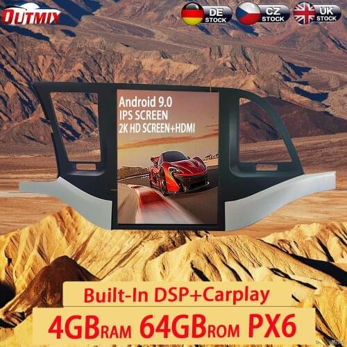 Tesla Style Android 9 64G Car Radio GPS Navigation For Hyundai ELANTRA 2016 2017 2018 Multimedia Player Stereo Head Unit Carplay