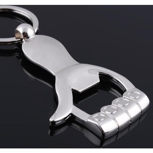 Free shipping Via DHL Thumb Up Hand shaped Bottle Opener zinc alloy Silver Color Keychains