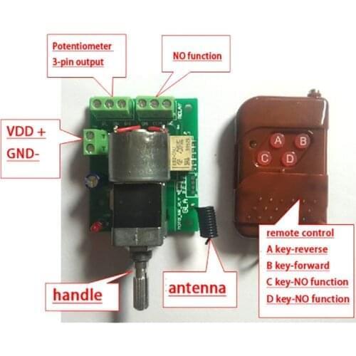 Wireless remote control motor potentiometer for Inverter electric welding / machine SCR thyristor / DC power /signal control