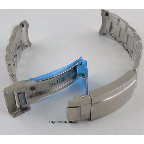 20MM Stainless Steel Watch Bracelet Watch Strap Deployment Buckle Watch Band Fit For 40mm Mens Watch