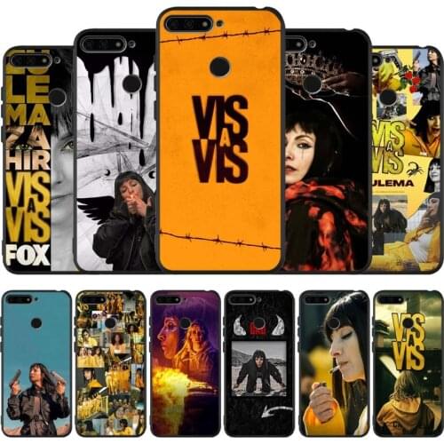 Vis a vis Black Silicone Phone Case For Honor 30 20 Pro 8X 9X X10 10 20 Lite 10i Nova 5T Y6 7 9 Prime 2019 TPU Cover