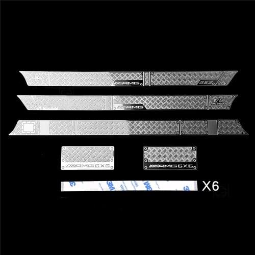 Decorative Sheet Anti-skid Plate for 1/10 TRAXXAS TRX6 G63 TRX4 G500 RC Car Body Parts Accessories
