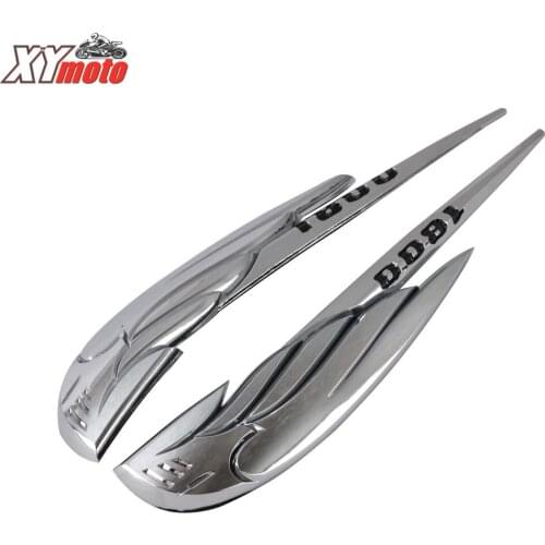 Motorcycle Part Classic Chrome Gas Tank Emblem Badge Decal Fit For VTX1300 1300T 1300S 1300C 1300 Retro Stickers