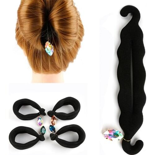 DIY Hair Braiding Braider Tool Twist Bun Barrette Magic Hair Styling Accessories Hairpin Elastic Hair Clips for Women Headband