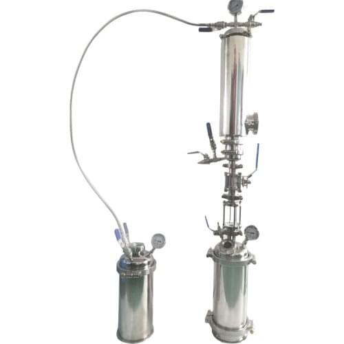 Bidirectional Closed Loop Butane Extractors top fill and bottom fill solvent essential oil extraction equipment