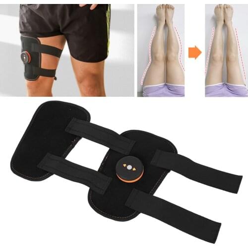 Household Muscle Trainer EMS Leg Thigh Muscle Massager Stimulator Fitness Belt (Orange Host) Body Shape Slimming Trainer Belt