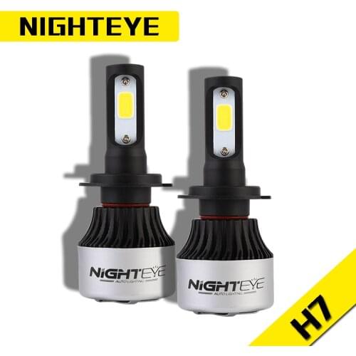 NIGHTEYE Car Headlights H1/H7 9005/HB3 9006/HB4 Hi-Lo/H11 Led Car Bulbs 6500K White CSP Chips 50W Headlight Kits Auto Fog Lamps