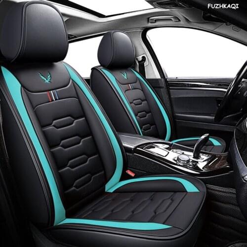 FUZHKAQI leather car seat covers For ford focus mk1 focus 2 3 mondeo mk4 fiesta mk7 figo ranger edge fusion 2015 kuga car seat
