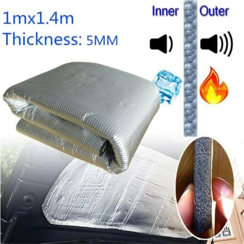 1.4m Insulation Cotton Sound Acoustic Absorption Insulation Strong Adhesive Retardant Mat Soundproof Cotton Insulation