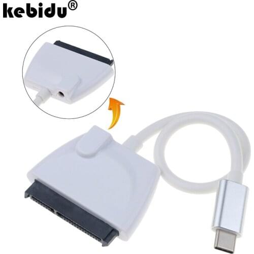 USB-C USB 3.1 Type C To SATA 7+15pin Cable Type-C Cable Adapter External HDD 2.5 inch Hard Drive Disk Converter For Macbook