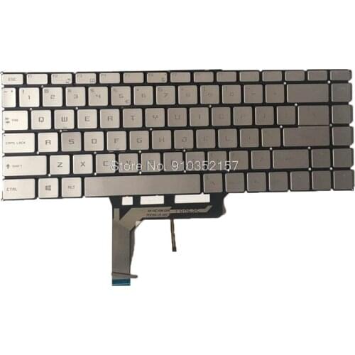 WP65 Backlit US Keyboard For MSI WP65 9TH WP65 9TH-263 9TH-408ES WP65 WP65 WP65 9TH-602FR WP65 9TH-632 English Single Backlight
