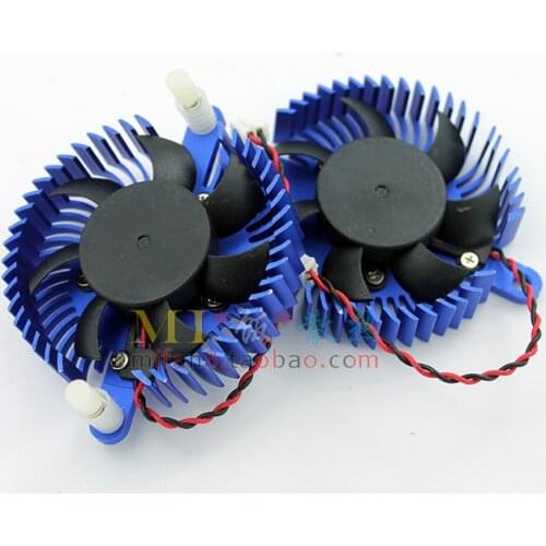Gpu hd 4550/4350 sapphire HD4350 HD4550 Graphics vga Card Cooler 6.1CM holes pitch Radiator Cooling