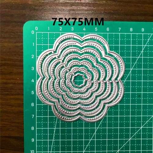 Circle Flower Metal Cutting Dies and Stamps diy Dies photo album cutting dies Scrapbooking Stencil Die Cuts Card Making