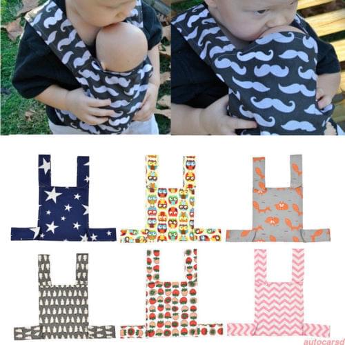 Pudcoco Cute Baby Doll Carrier Sling Toy For Kids Shoulder Toy Kids Child Toddler Front Back Various Style Front Back Carrier