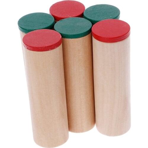 Montessori Sensorial Auditory Sound Boxes Cylinders Kids Baby Educational Toys 328 Promotion %312