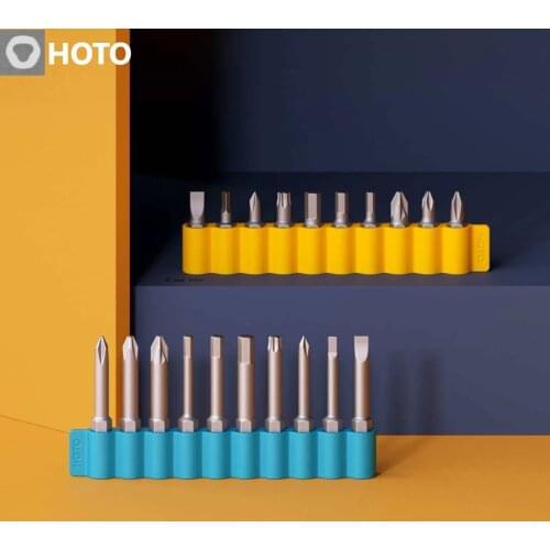 HOTO Screwdriver Bit Set SL5, PH1/PH2, H3/H4/H5, T25, PZ2, TW1, Triangle 2.3, Phillips, Hexagon, Torx, Pozidriv, Screwdriver Bit