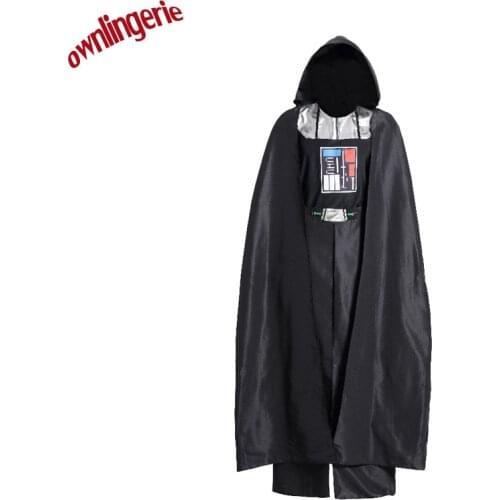 New Women and women Movie Star Wars The Force Awakens Villain Character Darth Vader Halloween Cosplay couple Costumes