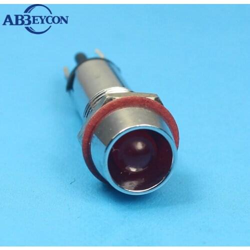 ZS02 8mm warning 6v-220V ceiling lamp signal lamp pilot light (factory selling) led signal lamp