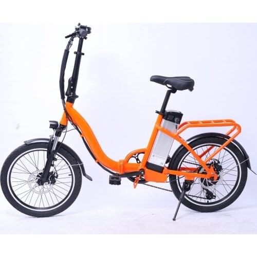 20Inch Folding Electric BIke with Display+Suspension+Pedal+LIthium Battery 10.4ah+Disc Brake Bicycle for Two Person