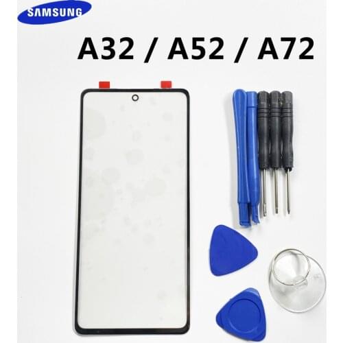 Replacement External Glass For Samsung Galaxy A52 A72 A32 4G 5G LCD Display Touch Screen Front Outer Lens