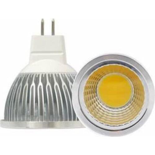 Jiguoor 12V LED MR16 COB Spot Light Bulb 5W Bayonet Fittings Cabinet Down Lamp Spotlight Ampoule Warm white/white Energy Saving