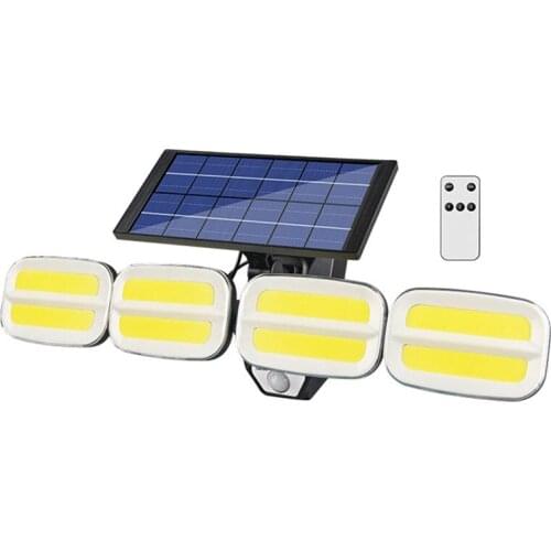 Solar led cob 240 Cob 200 Solar Led Light Outdoor Remote Sensing Wall Lamp Split Courtyard Street Lamp