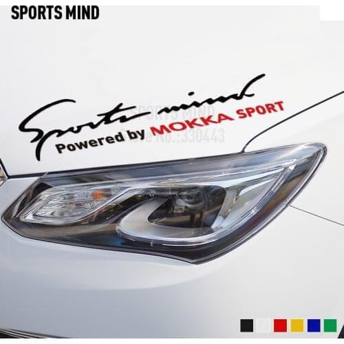 2 Pieces Vinyl Car Styling For Opel Mokka Vauxhall Mokka OPC Auto Accessories Car Stickers Decals Automobiles