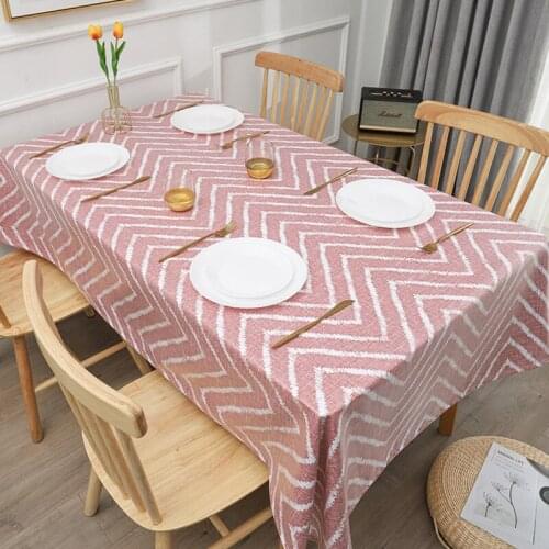 Home Decoration Accessories Waterproof Amp Anti Scalding Amp Edge Wrapping Tablecloth Wind Amp Oil Proof Amp Wash Free Simple