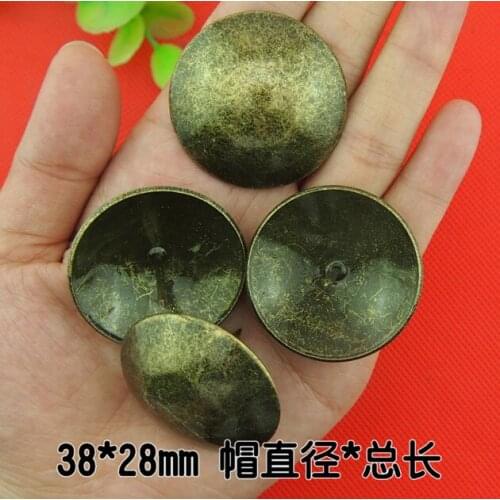 Antique Tacks Iron Decorative Upholstery Tacks bronze Bronze decorative sofa bubble nail 38mm*28mm