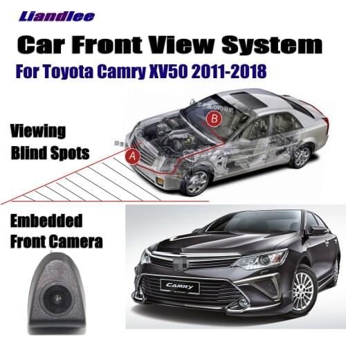 Car Front View Camera For Toyota Camry XV50 2011-2018 2015 2016 Not Rear View Backup Parking Camera HD CCD Night Vision