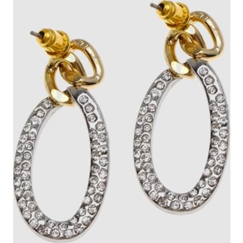 Amorita boutique hoop metal earrings
