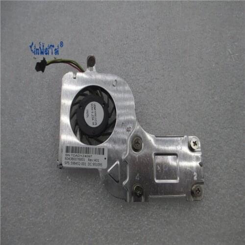 USED FAN UDQFYFR11C1N SPS:598452-001 laptop cpu cooling fan FOR HP MINI 5101 5102 5103 Mini Thermal Module cooler FAN