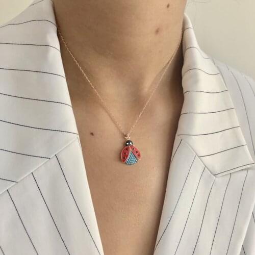 My Luck 925 Sterling Silver Necklace Women Girls Gift Jewelry Accessories Fashion Handmade Elegant Chain