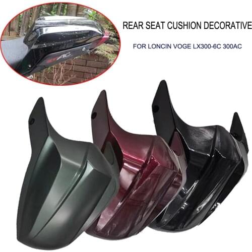 Motorcycle Retrofitted Rear Seat Cushion Decorative Cover Apply For Loncin Voge LX300-6C 300AC