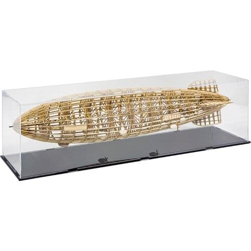 DWH VS36 1:453 Scale D-LZ129 Airship 540mm Length Wooden Static DIY Building Model Educational STEM DIY Building Wooden Toys