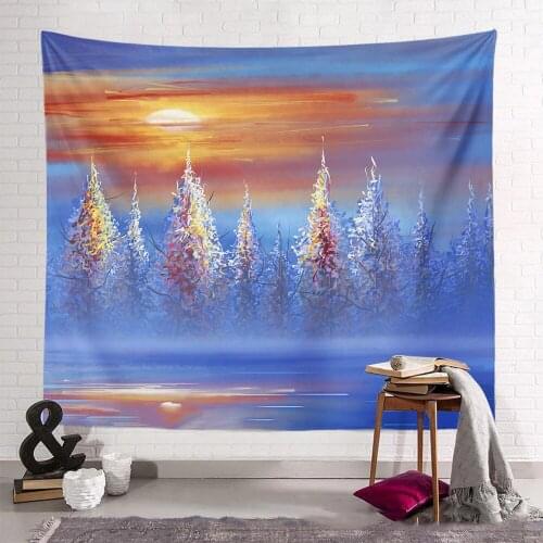Tapestry Fantasy Natural Forest Wall Hanging Hippie Wall Hanging Bohemian Wall Tapestry Mandala Wall Art Décor