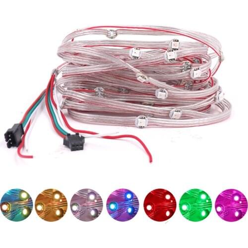 DC 5V SK6812 Addressable Individually Panel RGBW RGBWW WWA SMD 5050 RGB WS2812B Leds LED Module String with Heatsink Board