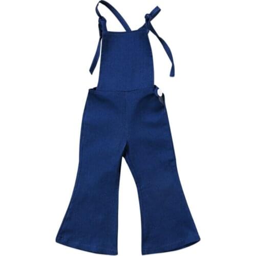 ITFABS Denim Overalls For Girls