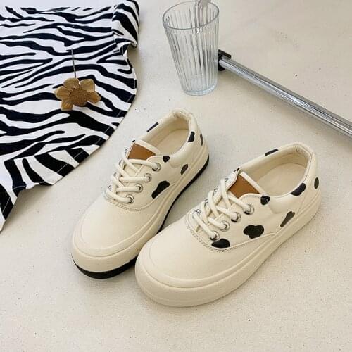 Skateboard Shoes Female Vulcanized Platform Sports Woman Canvas Moccasin Women Summer 2021 Cow Grain Roller Skate Womens Autumn