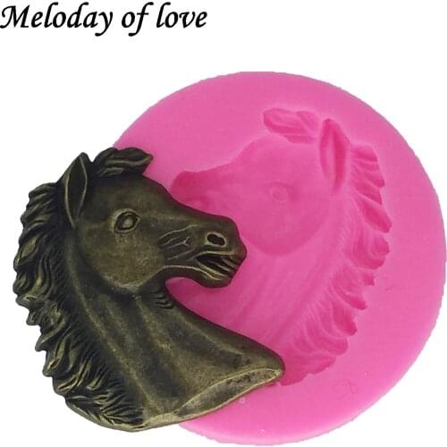 Horse head Silicone cake decorating tools Fondant moulds Sugar Craft Molds DIY Cake Sugarpaste Craft Bakeware DY0010