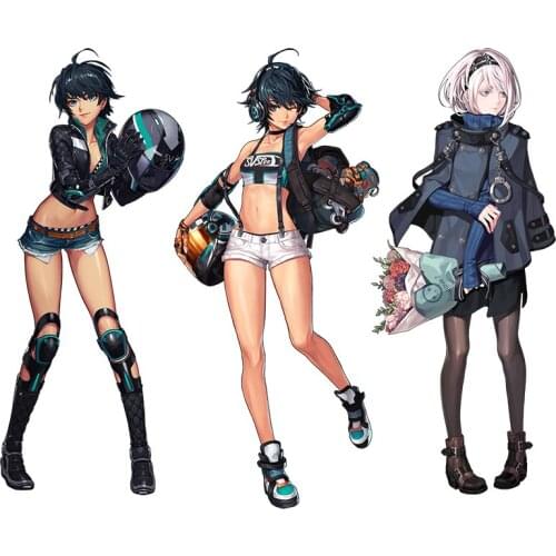 Three Ratels CDM341 Hot game anime sticker Silvia Sissela wall stickers Car label Refrigerator label