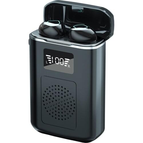 M6 TWS Bluetooth Headset 5.1 Earphones In-ear Earbuds Super Large Charging Compartment Capacity Headset With Speaker and LED