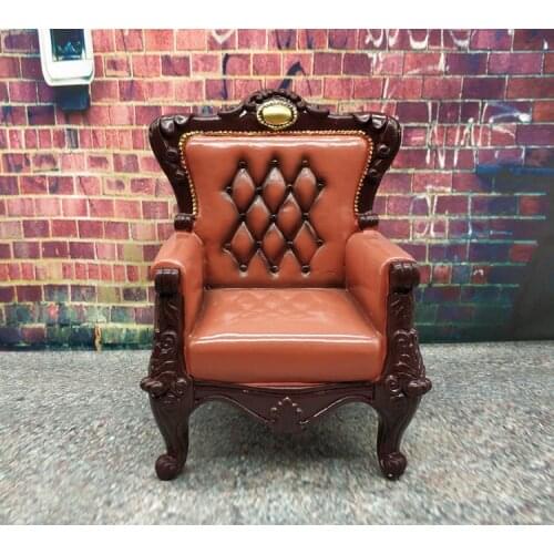 1/6 Scale European Style Sofa Long Chair Model for 12''Figure Body Accessories DIY