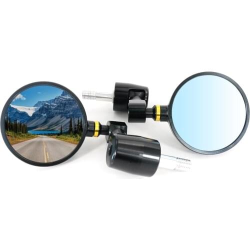 Motorcycle Accessories Cafe Racer Handle bar Rearview Side Mirrors Bar End Mirror Fit For BMW S1000RR HP4 R nine-t CNC Aluminum