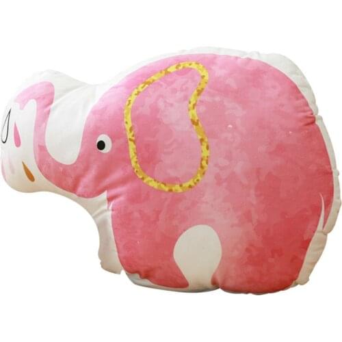 Soft Plush Toy Pillow Stuffed Animal Elephant Flamingo Whale Cushion Plush Toy For Home Decoration Sofa &Chair