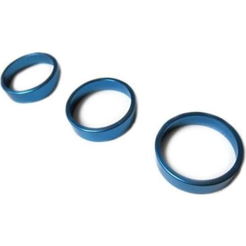 Blue Color Aluminium Bezel Set For HVAC Climatronic Dial Button For VW Golf Jetta MK5 Passat B6 EOS New Scirocco Tiguan