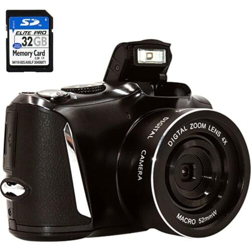 New2.7K Anti-shake Wifi digital camera 3.0 inch LCD screen 4x zoom camera 48MP HD 1080P face detection SLR camera with 32GB card