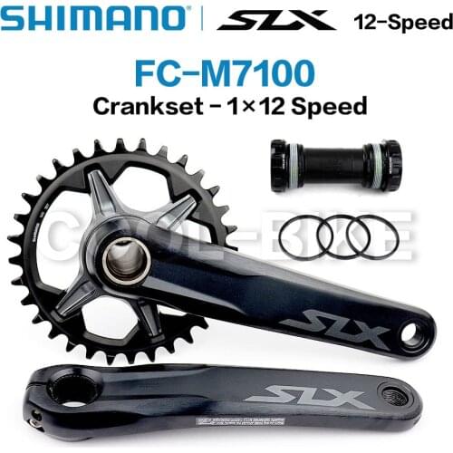 NEW Shimano DEROE SLX FC M7100 FC-M7100 Crankset 1x12 12-Speed 30T 32T 34T 170MM 175MM HOLLOWTECH II MTB Crankset