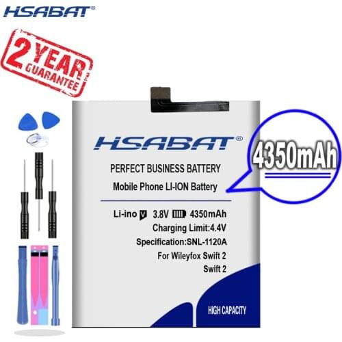 New Arrival [ HSABAT ] 4350mAh Replacement Battery for Wileyfox Swift 2 /2 Plus