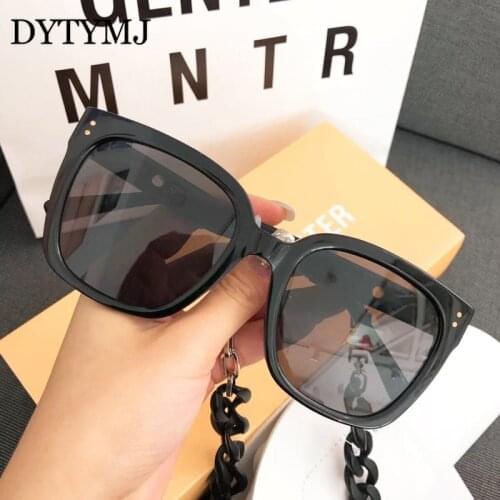 DYTYMJ Oversized Sunglasses Women 2021 Fashion Square Sunglasses Women Luxury Brand Sun Glasses Vintage Shades for Women Gafas
